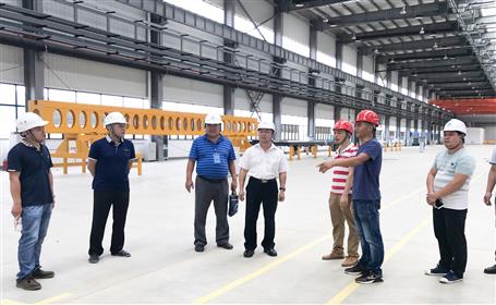 覃振華到柳州智能交通產業(yè)園項目開展安全質量大檢查